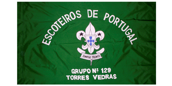 Bandeira do Grupo 129 de Torres Vedras